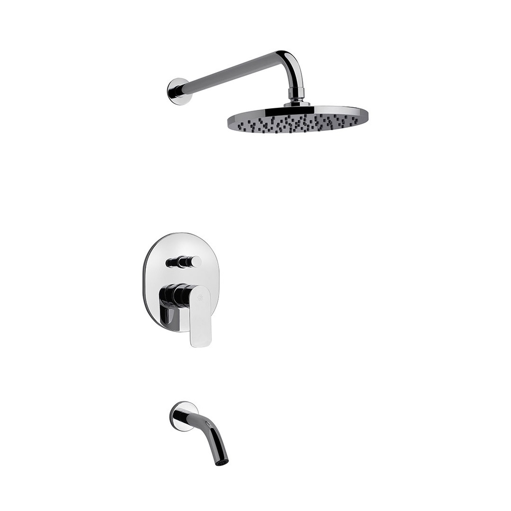 Grifería Monocomando de Ducha FV Línea Coty Cromo 106/D9