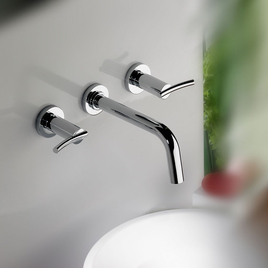 Grifería de Pared para Lavatorio FV Línea Libby Cromo 203/39