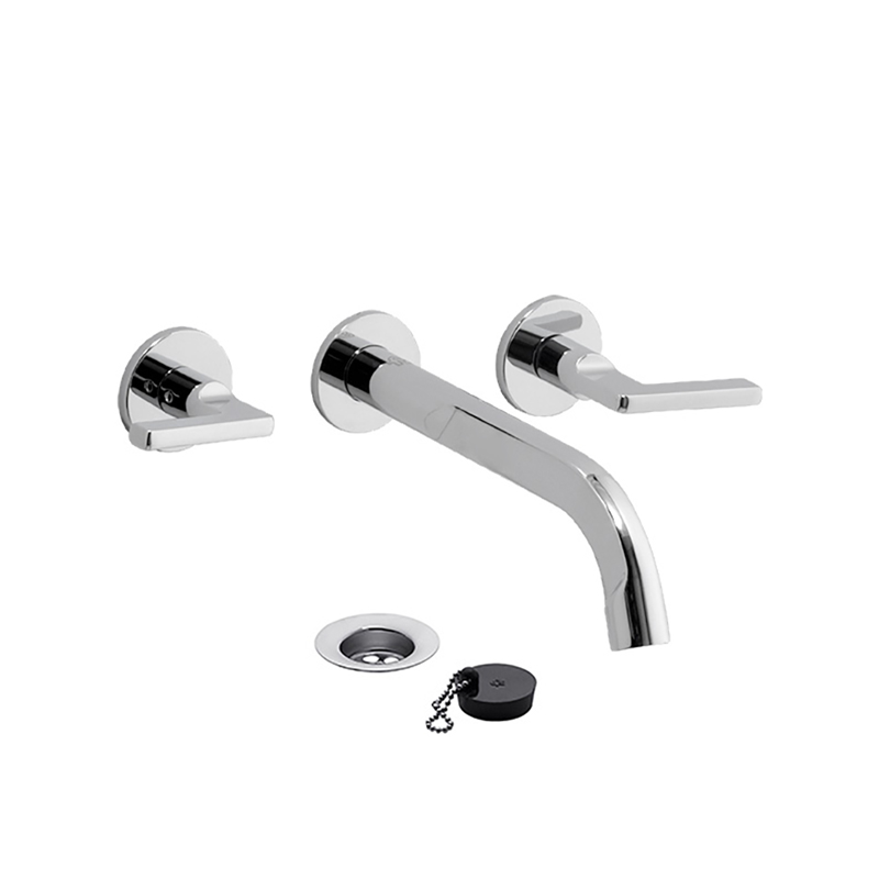 Grifería de Pared para Lavatorio FV Línea Arrayán Cromo 203/H6