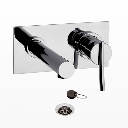 Grifería Monocomando de Pared para Lavatorio FV Libby Cromo 206/39