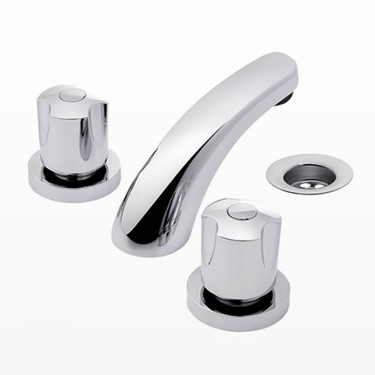 Grifería Doble Comando de Lavatorio FV Línea Pampa Cromo 207/B6