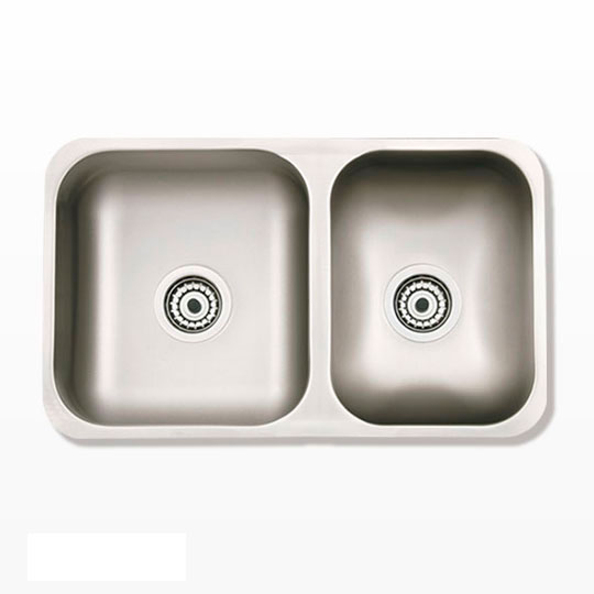 Pileta de Cocina Doble Mi Pileta 64x37x18cm 305