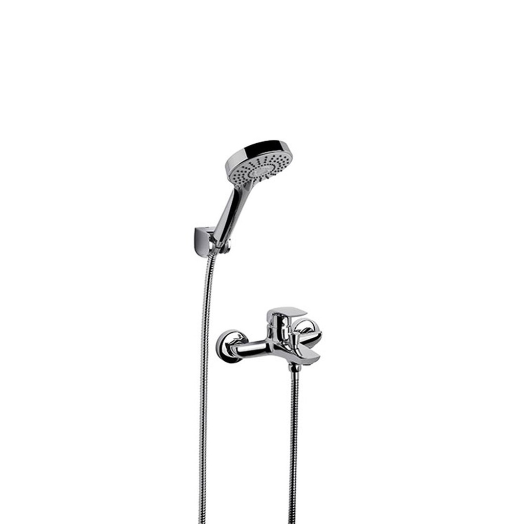 Grifería Monocomando Ducha Exterior c/Pico FV Epuyén Cromo 310/L2