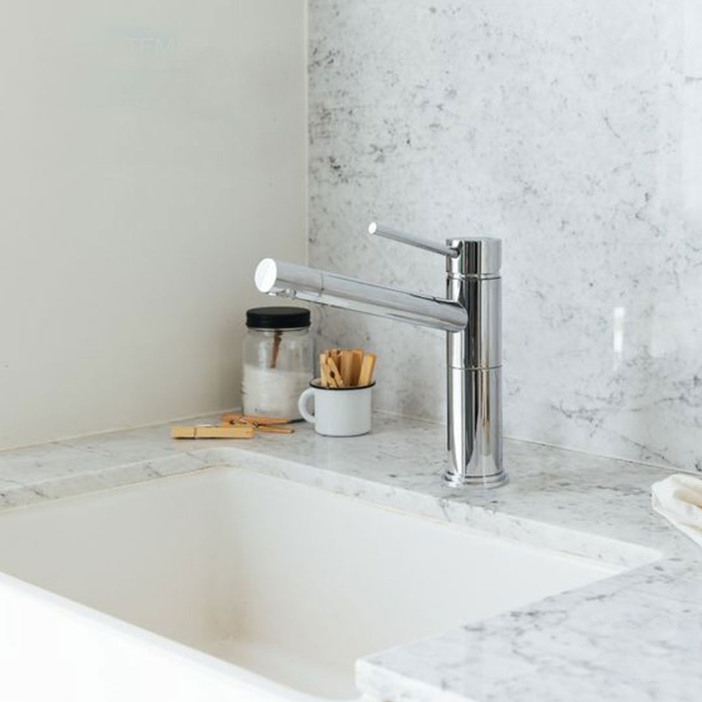 Grifería Monocomando de Cocina Pico Alto FV Temple Cromo 411.02/87