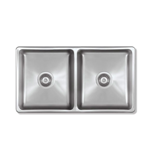 Pileta de Cocina Doble Mi Pileta 71x37x17cm 786