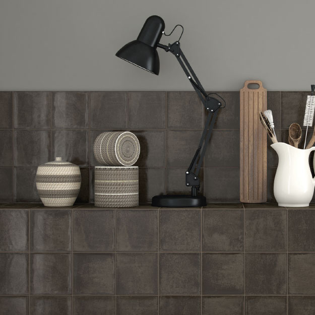 Revestimiento Alchimia Anthracite Brillante 15x15