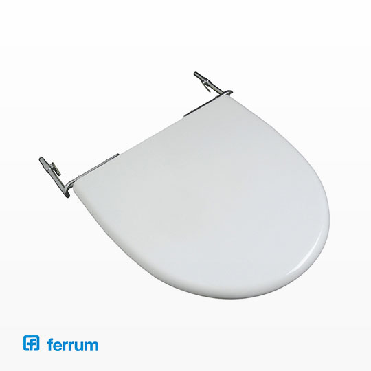 Asiento de Bidet 3 Agujeros Ferrum Línea Marina THB3U