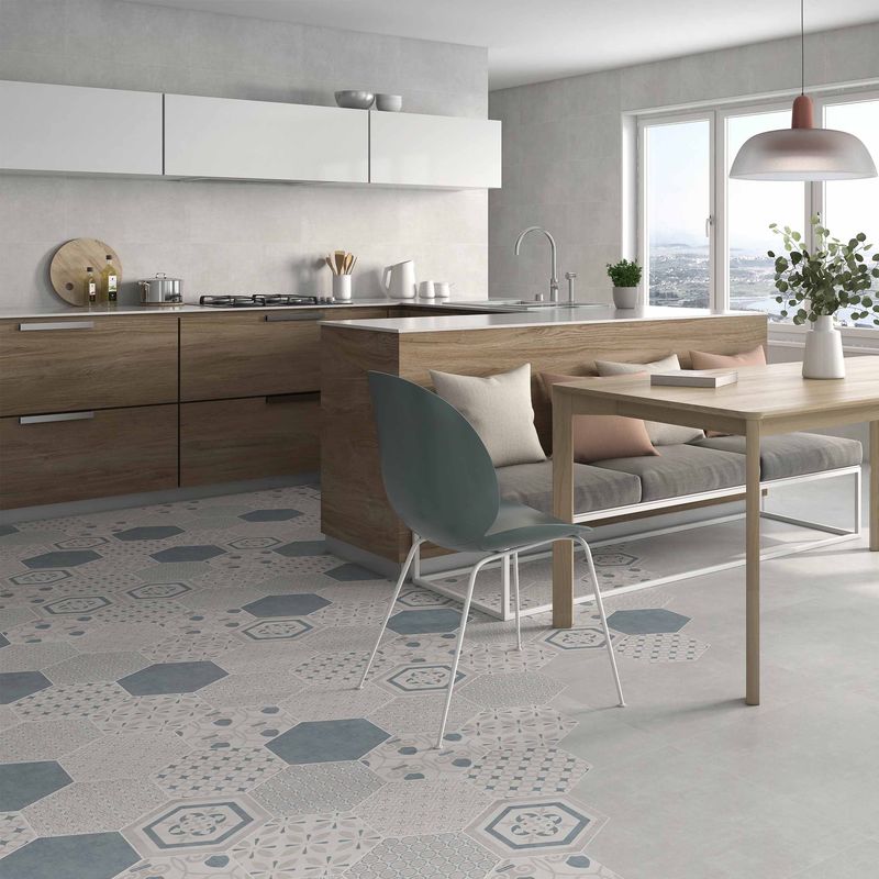 Revestimiento Hexagonal Pamesa Alpha Azul 25.8x29