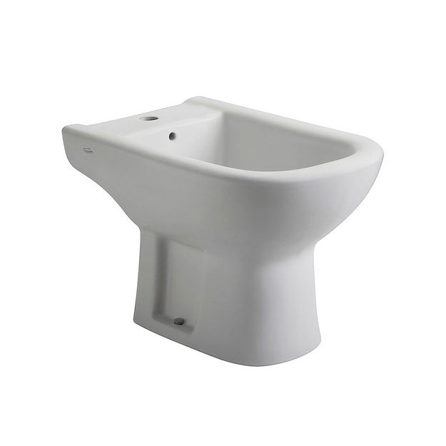 Bidet 1 Agujero Ferrum Línea Bari Blanco BKM1 B