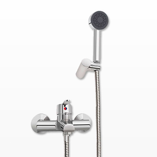 Grifería Monocomando Ducha Exterior Peirano Bilbao Cromo 83-130