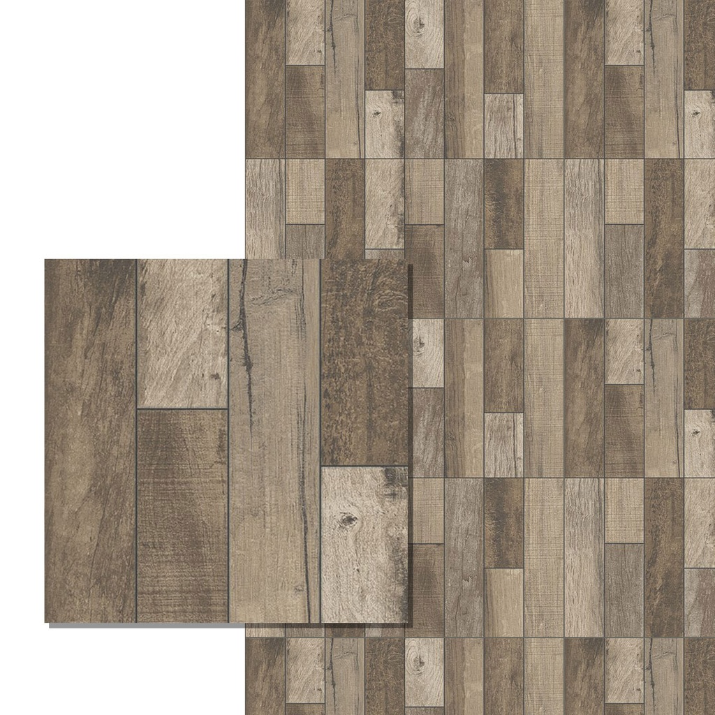 Cerámico Alberdi Biloba Marrón 51x51 (1ra Calidad)