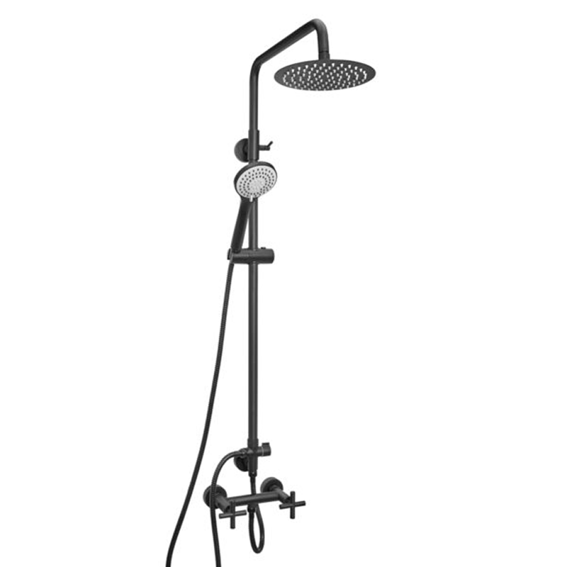 Grifería Ducha Exterior con Columna Peirano Black Velvet 84-190