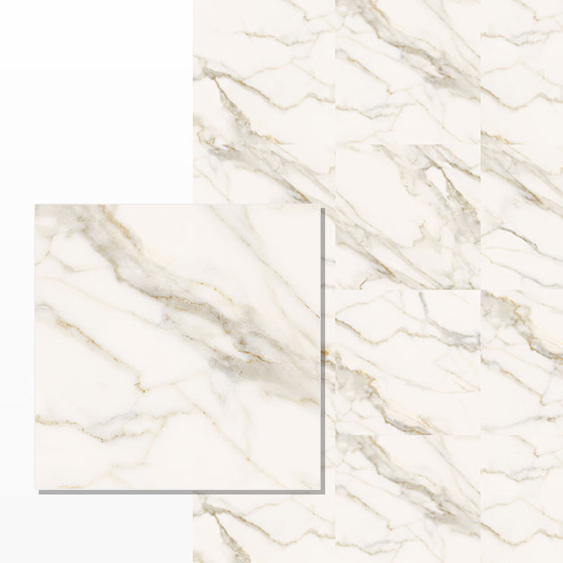 Porcelanato Alberdi Calacata Brillante 60x60 (1ra Calidad)