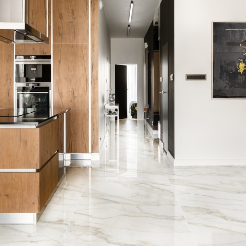 Porcelanato Alberdi Calacata Mates Brillante 60x60 (1ra Calidad)