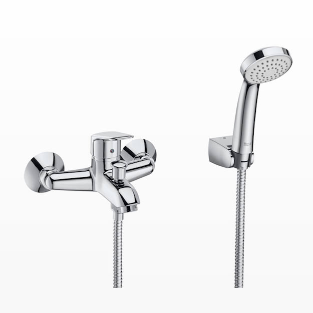 Grifería Ducha Exterior Roca Línea Coral