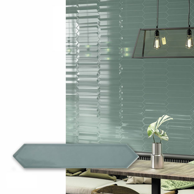 Revestimiento Dimsey Jade Brillante 6.5x33.2