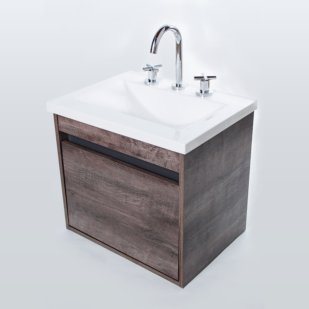 Vanitory Colgante 50cm Watervan Dokker Terra (Mesada Sintética)