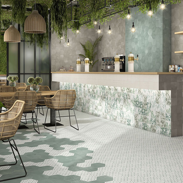 Revestimiento Hexagonal Dune Berlin Grey Mate 21.5x25