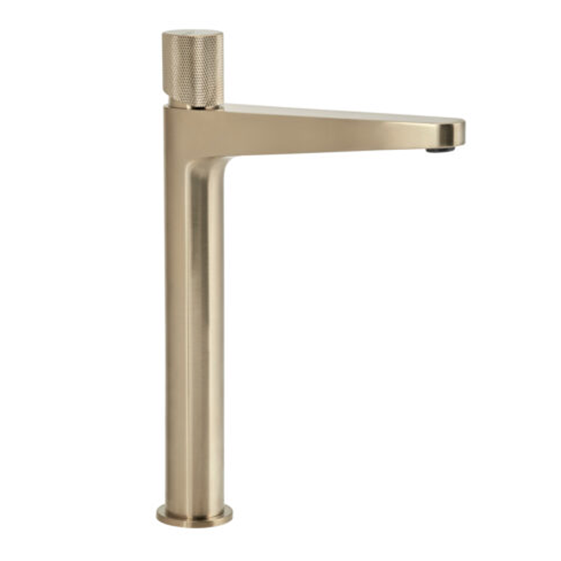 Grifería Monocomando Alta Peirano Línea Fabric Gold 61-200G