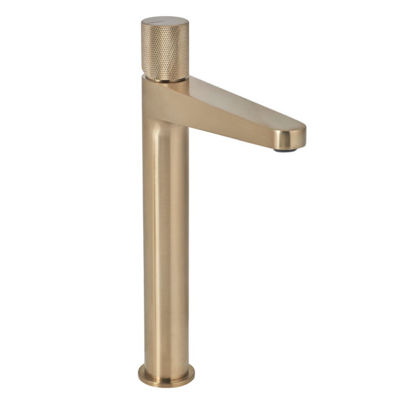 Grifería Monocomando Alta Peirano Línea Fabric Gold 61-200G