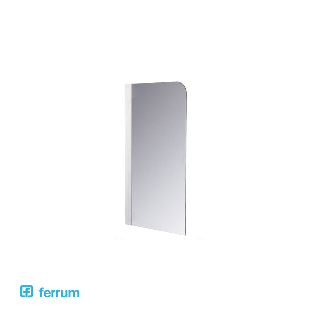 Mampara Rebatible Ferrum 90x140cm Cromo Transparente NM91A 01