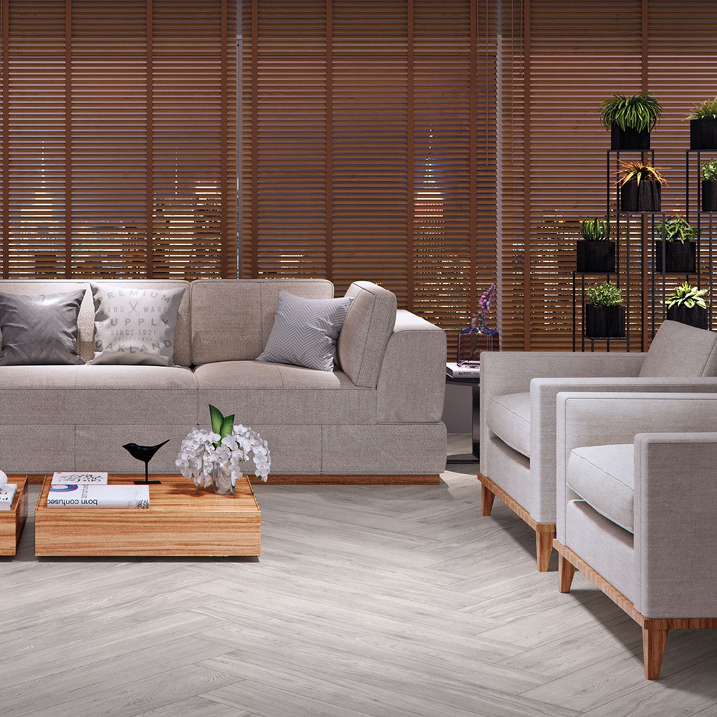 Porcelanato Portinari Giardino Gris ACT 20x120 59180