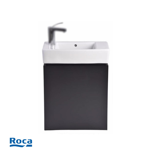 Mueble Suspendido con Lavatorio 1 Agujero Izquierdo Roca Hall 50cm