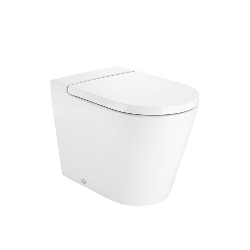 Inodoro Corto Roca Línea Inspira Round Blanco