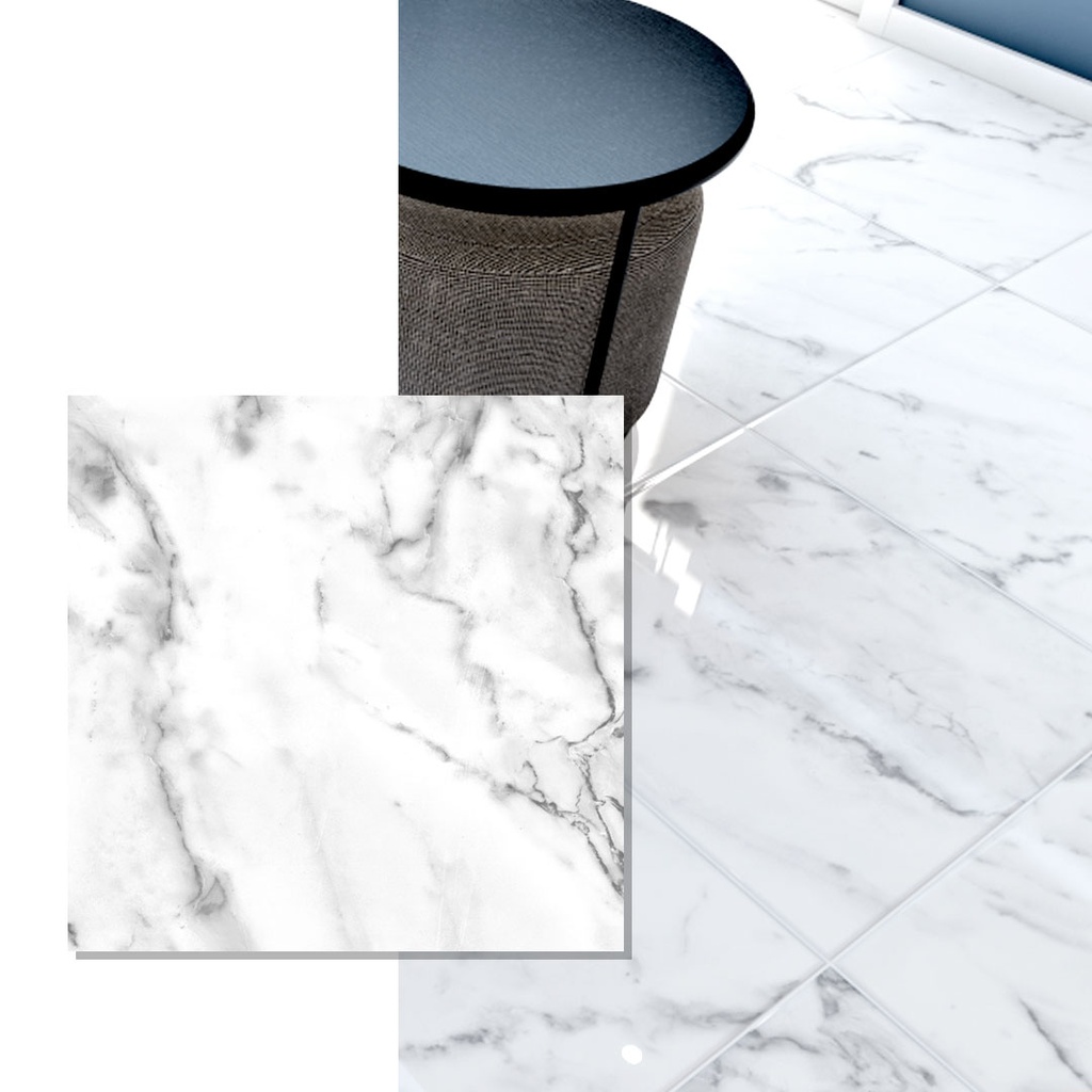 Cerámico Cortines Mármol Calacatta 50x50 (1ra Calidad)