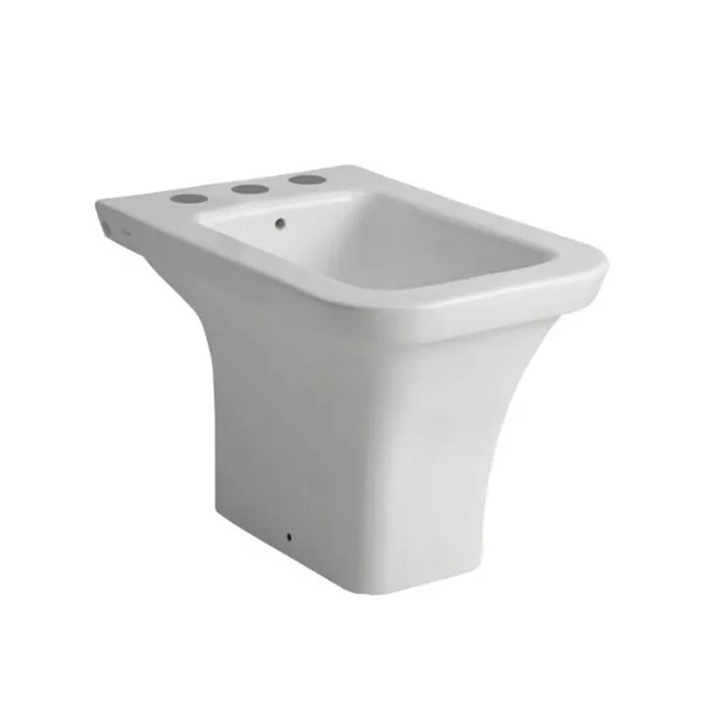 Bidet 3 Agujeros Ferrum Línea Milena Blanco BDF3J B