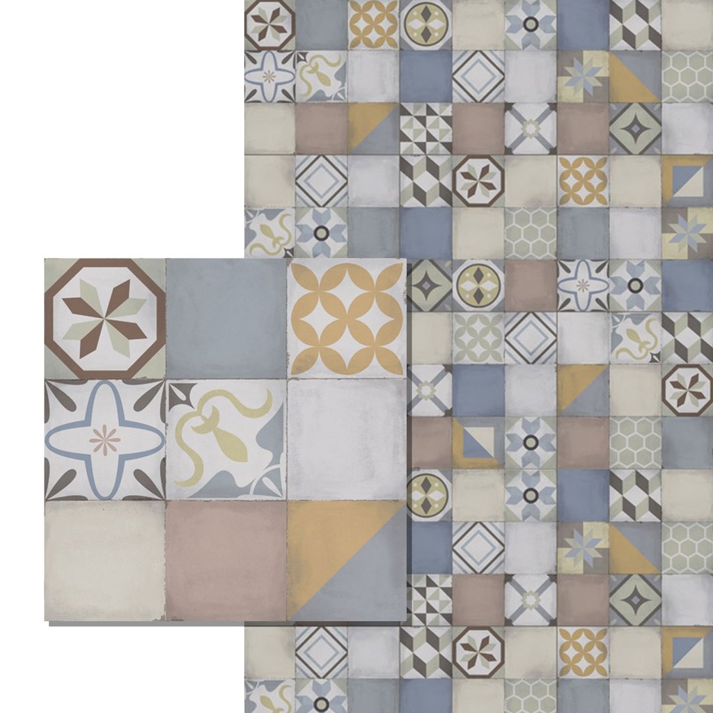 Cerámico Alberdi Mosaico Vecchio 46x46 (1ra Calidad)