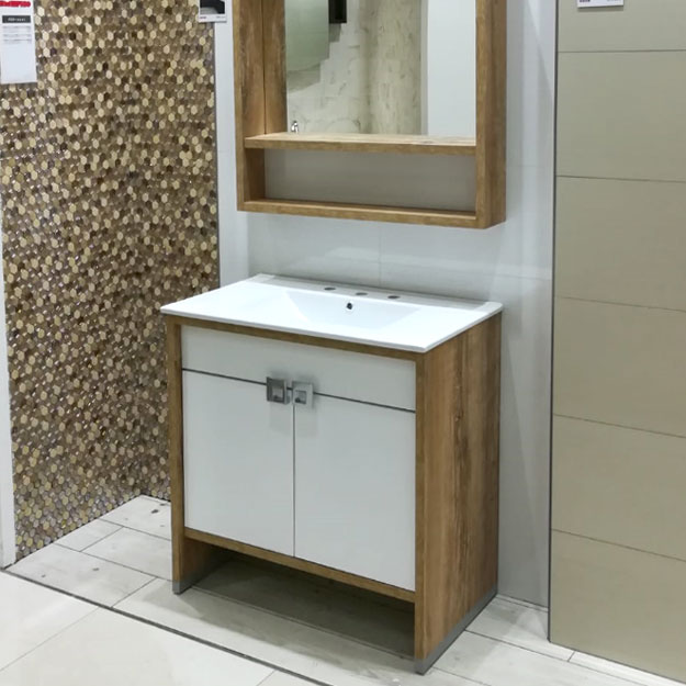 Vanitory 60cm 3 Agujeros Watervan Norway Atakama (Mesada Loza)