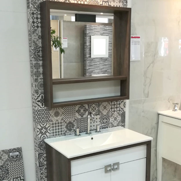 Espejo Watervan Norway 60cm Canyon Oak