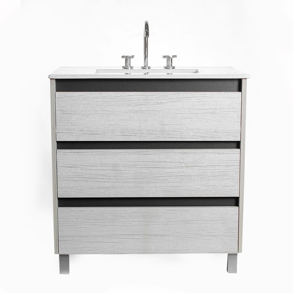 Vanitory de Pie 60cm Novara Mont Blanc (Mesada Loza)