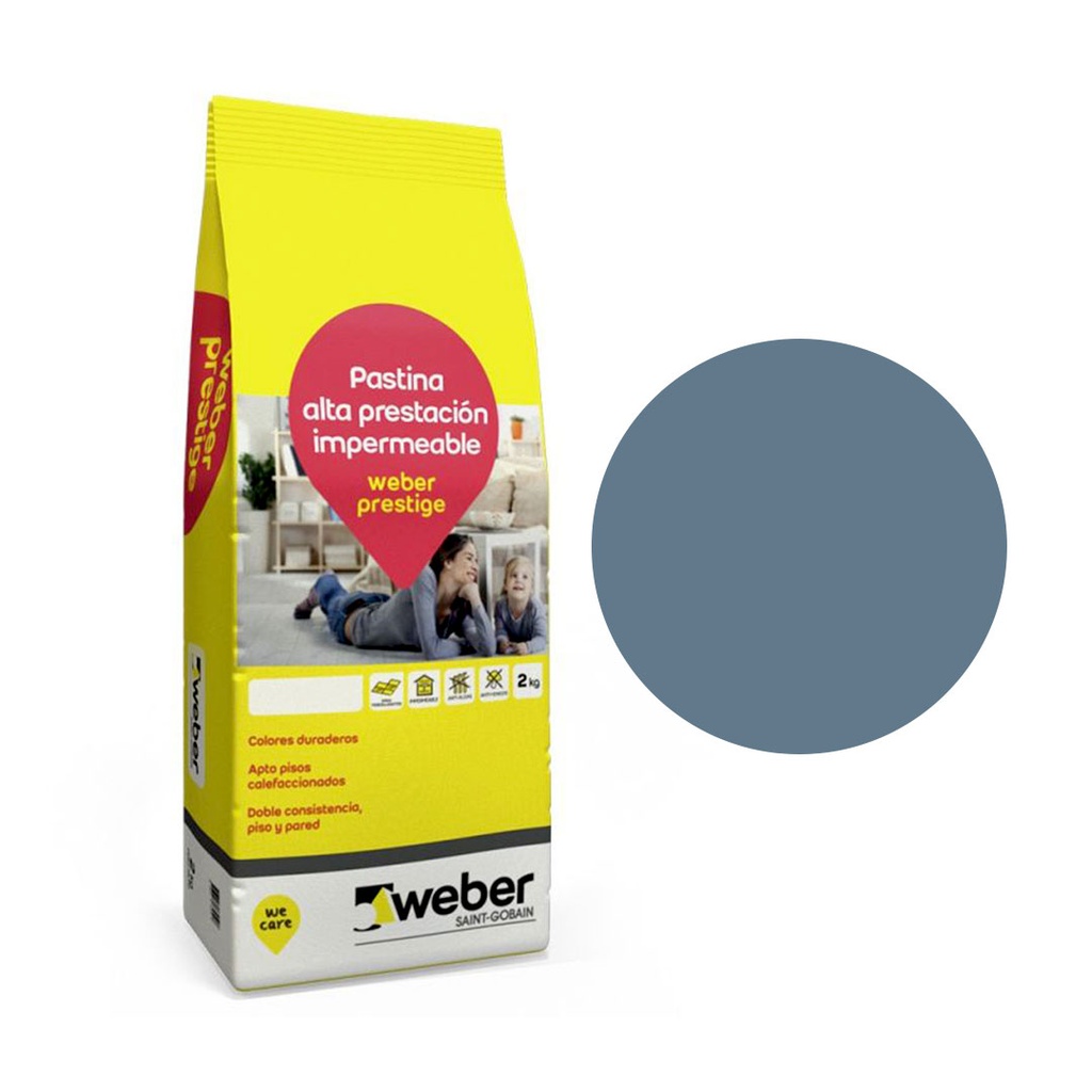 Pastina Weber Prestige Color Atlántico (Bolsa 2kg)