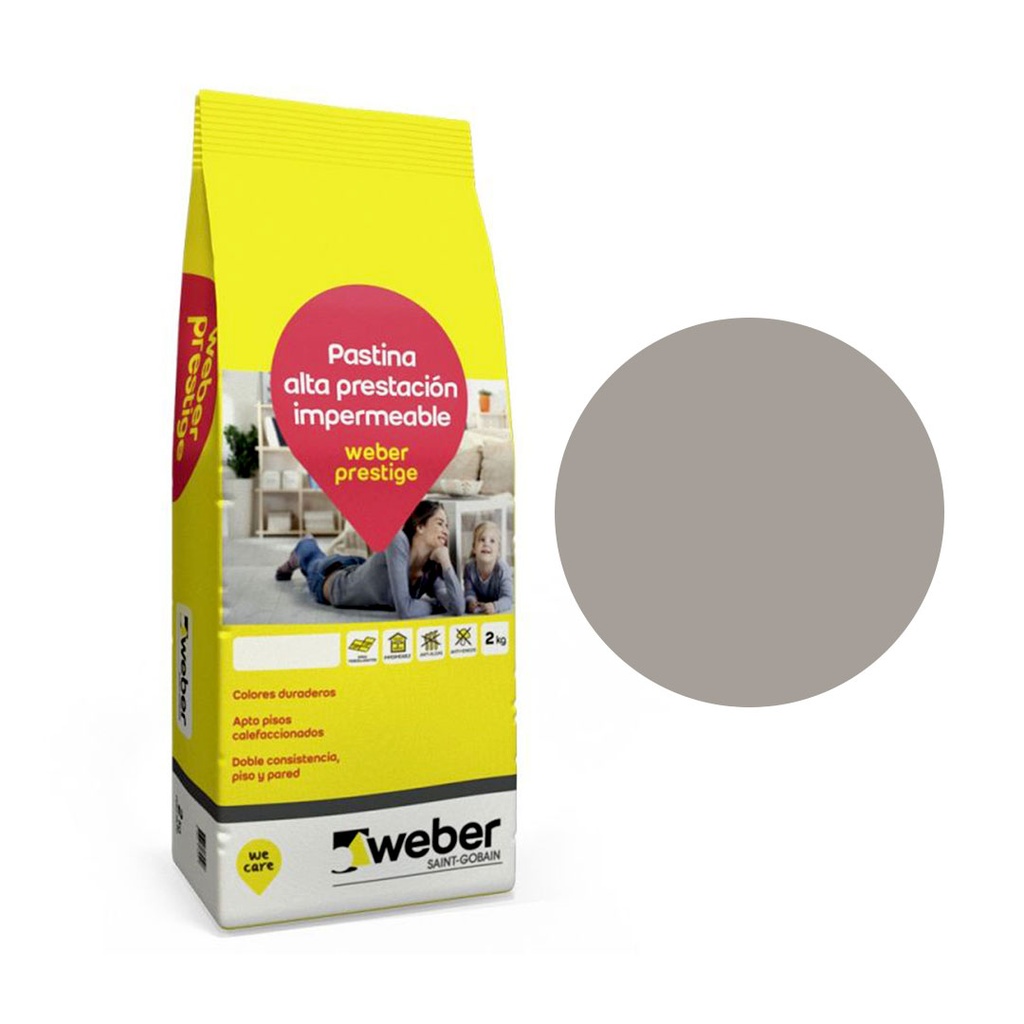 Pastina Weber Prestige Color Niebla (Bolsa 2kg)
