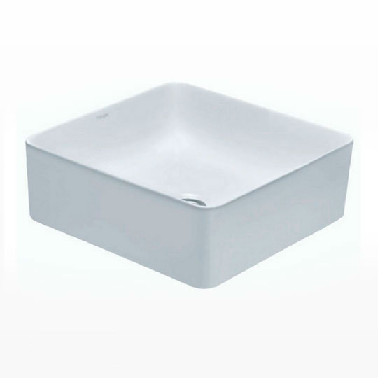 Bacha de Apoyo Cuadrada Peirano Loza 37x37cm BCH05