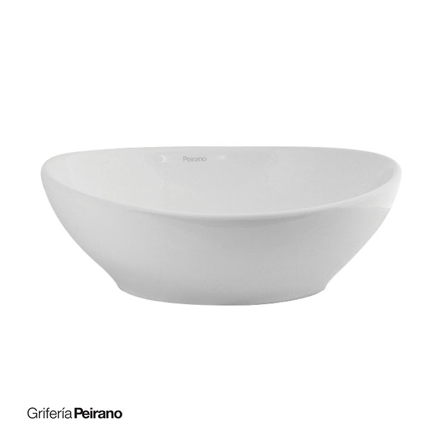 Bacha de Apoyo Oval Peirano Loza 40x33cm BCH07