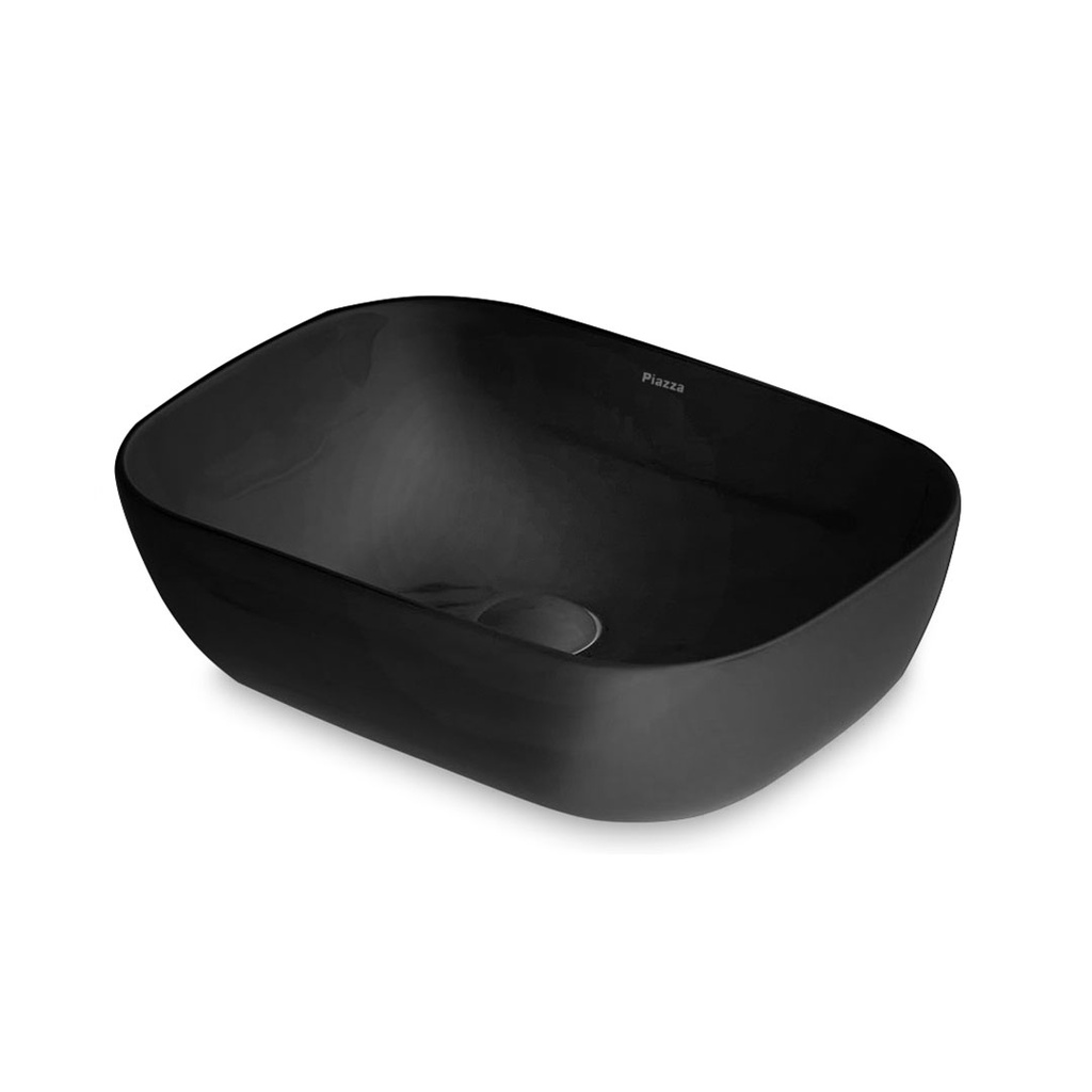 Bacha de Apoyo Piazza Slim Negra 45.5x32cm A426NE