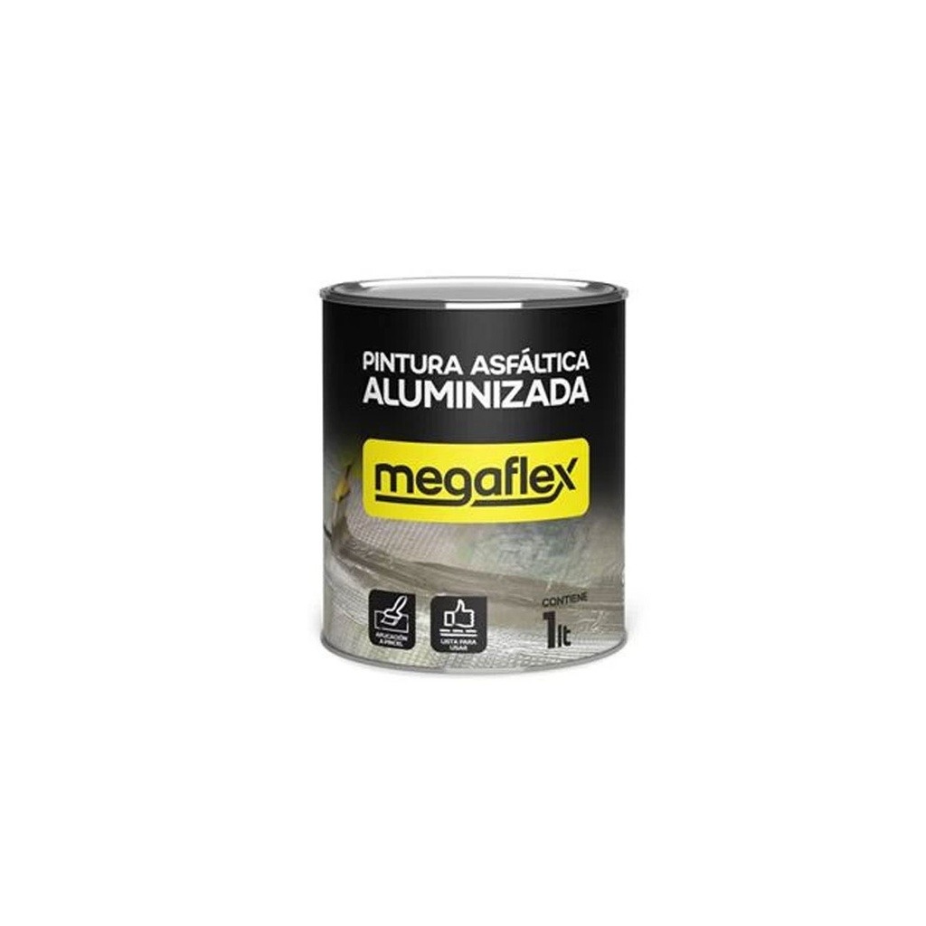 Pintura Aluminio Megaflex (Lata 1L)