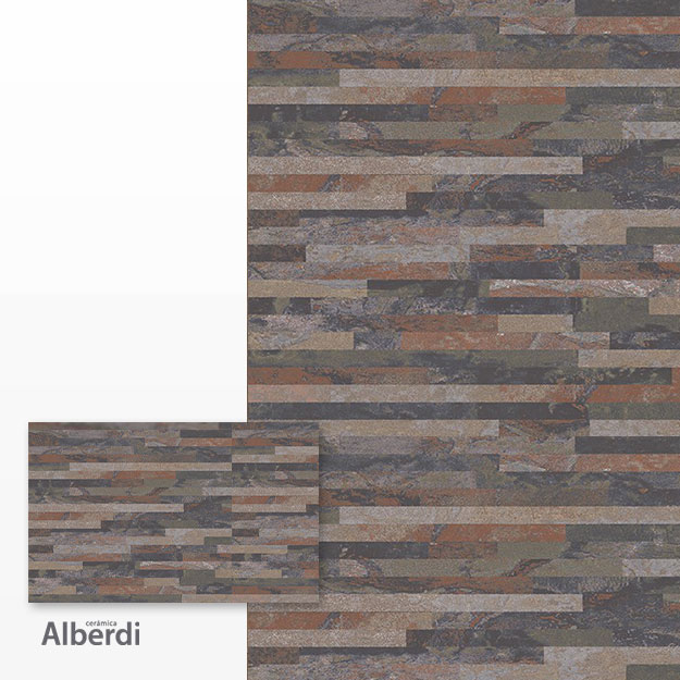 Revestimiento Alberdi Salerno Grafito 34x51 (1ra Calidad)