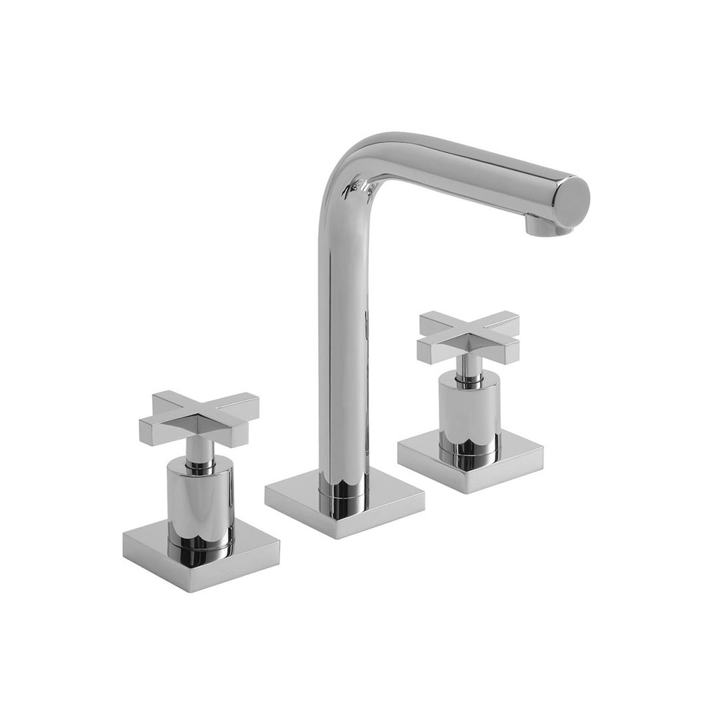 Grifería de Lavatorio Peirano Línea Santander Cromo 60-135