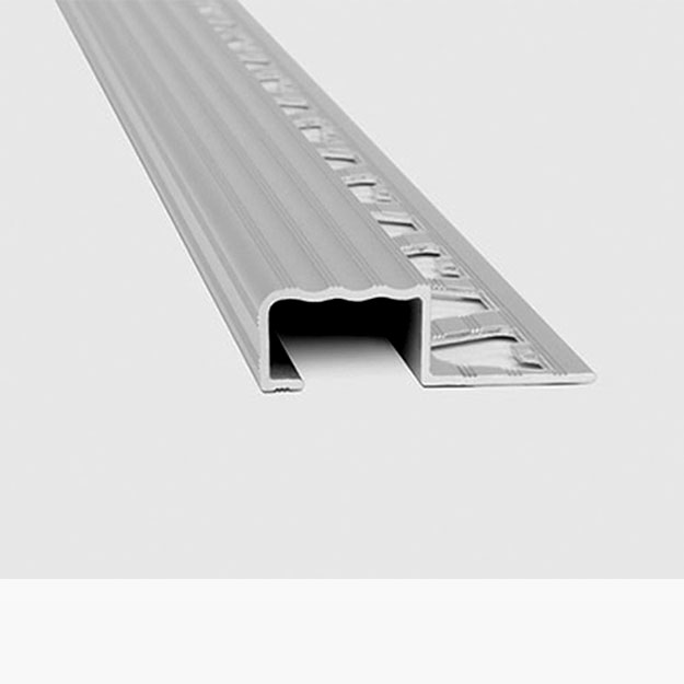 Varilla Nariz de Escalón Aluminio 12.5x20mm Anodizado Mate 1996