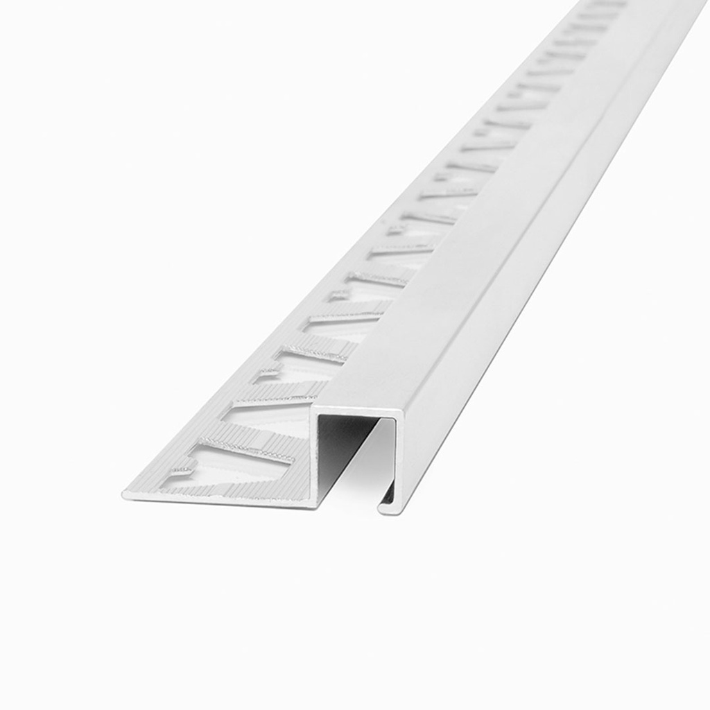 Varilla Omega Recta Aluminio Mate 10mm 3423