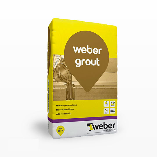 Mortero de Anclaje Weber Grout (Bolsa 30kg) 94-0070