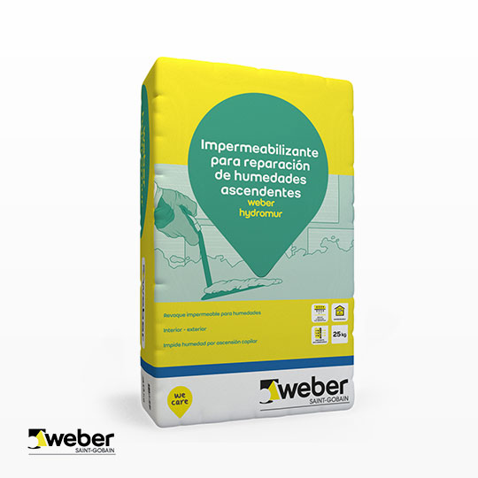 Mortero Hidrófugo Weber Hydromur (Bolsa 25kg) 94-0015