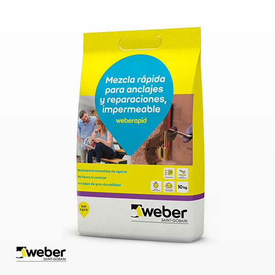 Mortero de Reparación Weber Rapid (Bolsa 10kg) 94-0035