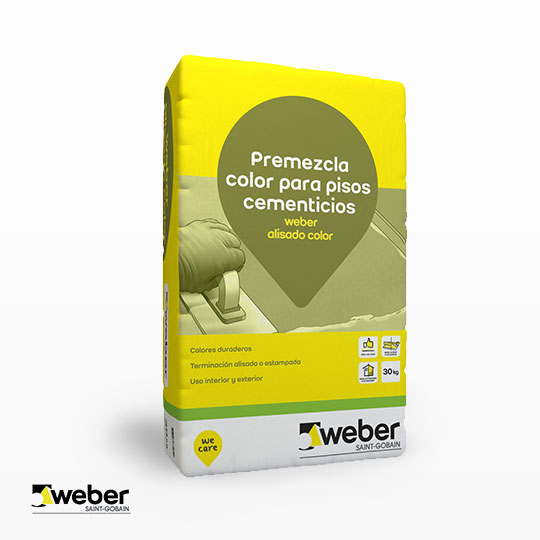 Microcemento Alisado Weber Floor Color Claro (Bolsa 30kg)