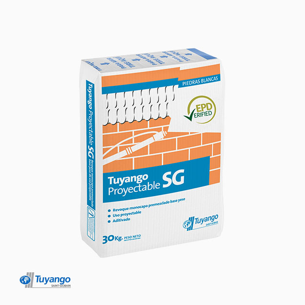 Yeso Proyectable Tuyango SG (Bolsa 30kg)