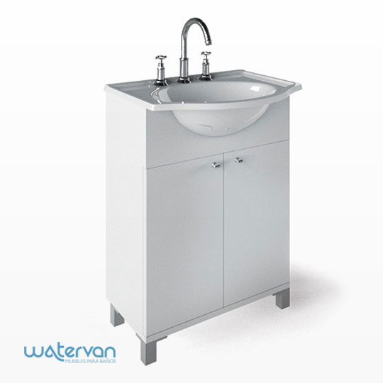 PRAGA 60 2PTAS BCO BRILL 3AG C/MES DISCON